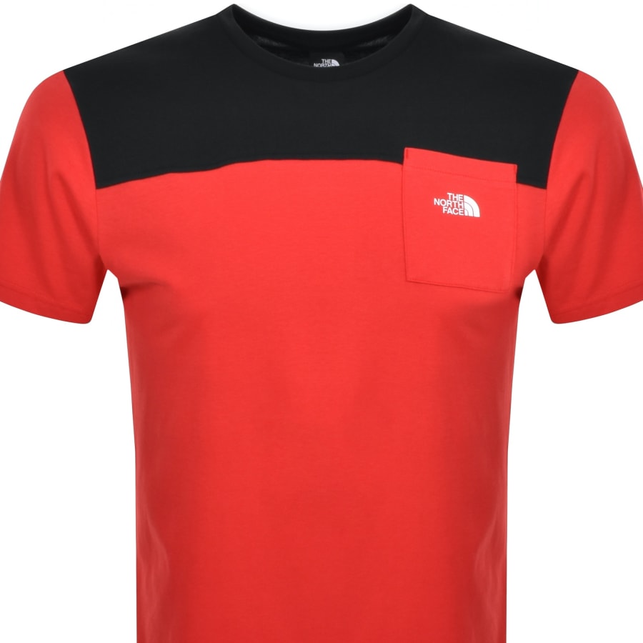 The north face red t shirt online